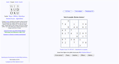 Desktop Screenshot of fr2.websudoku.com
