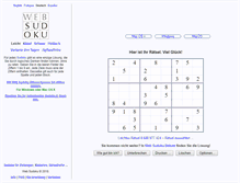 Tablet Screenshot of de.websudoku.com