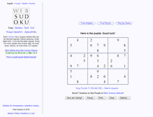 Tablet Screenshot of en.websudoku.com