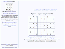 Tablet Screenshot of es.websudoku.com